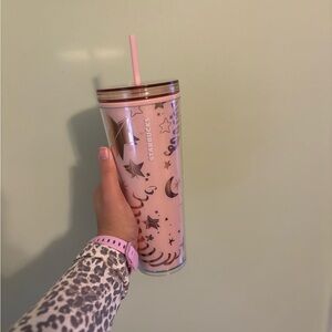 Starbucks Blush Pink Tumbler with Lid 24oz